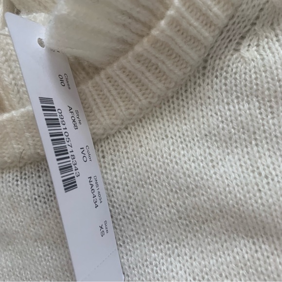 J.Crew Ruffle Neck Detail Wool Blend Sweater - Picture 5 of 8